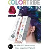 Bbcos Colortribe Direkt Saç Renklendirici Saç Boyası - Magenta - Oksidansız Yoğun Pigment 100 ml
