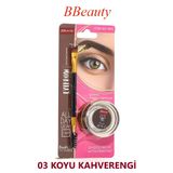 BBeauty 24 Saat Waterproof Etkili Kaş Jeli & Eyebrow Gel + Çift Taraflı Kaş Fırçası