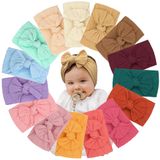 BBGifts 15 adet bebek naylon saç bantları Hairbands 5 inç pullu saç yaylar elastik saç aksesuarları bebek kız yenidoğan bebekler çocuklar çocuk