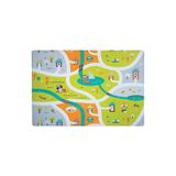 Bblüv Renkli Şehir 140x100x1 cm Mülti Oyun Halısı