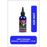 BBOXYGEN Açık Mavi Mavisi Bitkisel Içerikli Renkli Saç Boyası 150 Ml | Color Touch