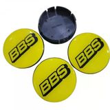 Bbs Damla Geçme Jant Göbek Kapağı 4 Lü Set 55/58Mm Sarı