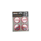 Bbs Jant Göbek Arma Takım Yapıştırma Kırmızı Krom 58Mm