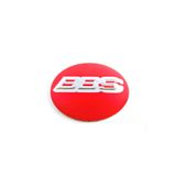 Bbs Jant Göbek Arması Kırmızı Yapıştırma 4 Adet 68mm