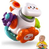 Bbsky Montessori 6'sı 1 Arada Eğitici Bebek Aktivite Topu: 12M+ Seyahat Oyuncağı, Duyusal Gelişim ve Ince Motor Becerileri Için 1 Yaş Doğum Günü Hediyesi