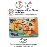 Bbsky Montessori Manyetik Ahşap Labirent: 3+ Yaş Için Eğitici Renk ve Sayı Eşleştirme Oyuncağı - Okul Öncesi Erken Öğrenme Aktivitesi ve Doğum Günü Hediyesi