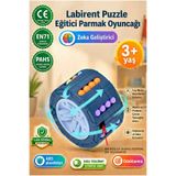 BBSKY Stres Çarkı , Zeka Küpü , Dönen Labirent Puzzle Stres Çarkı Eğitici Parmak Oyuncağı