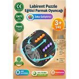 BBSKY Stres Çarkı , Zeka Küpü , Labirent Puzzle , Eğitici Parmak Oyuncağı