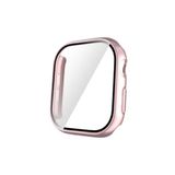 bbtech Apple Watch 10 Uyumlu 42mm Kenar Korumalı Renkli Ekran ve Kasa Koruyucu Kapak;Metalik Pembe,wtch10kc42mm270924mp