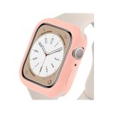 bbtech Apple Watch 3/2/1 Seri Uyumlu 38mm İnce Yumuşak Silikon Çerçeve ve Alt Kasa Koruyucu Kılıf;Pudra