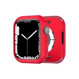 bbtech Apple Watch 3/2/1 Seri Uyumlu 42mm Ince Yumuşak Silikon Çerçeve Ve Alt Kasa Koruyucu Kılıf;Kırmızı