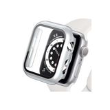 bbtech Apple Watch 4./5./6./SE Nesil Uyumlu 40 mm Kasa Koruyuculu Camlı Ekran Koruyucu;Gümüş