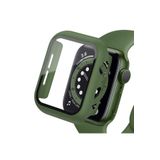 bbtech Apple Watch 4./5./6./SE Nesil Uyumlu 40 mm Kasa Koruyuculu Camlı Ekran Koruyucu;Haki