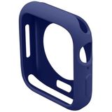 bbtech Apple Watch SE/6/5/4 Seri Uyumlu 40mm İnce Yumuşak Silikon Çerçeve ve Alt Kasa Koruyucu Kılıf;Mavi