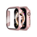 bbtech Apple Watch Ultra/Ultra 2 Uyumlu 49 mm Kasa Koruyuculu Camlı Ekran Koruyucu;Rose Gold