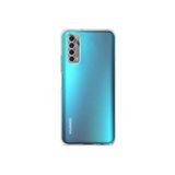 bbtech Huawei P Smart 2021 Şeffaf Kamera Korumalı Süper Silikon Kılıf;Şeffaf