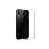 bbtech Huawei P20 Lite Tıpalı Kamera Korumalı Şeffaf Silikon Kılıf;Beyaz