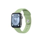 bbtech Huawei Watch Fit 3 / Fit 4 / Fit 4 Pro Uyumlu Standart Silikon Kordon Ayarlanabilir Esnek Kayış - Fıstık Yeşili