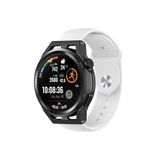 bbtech Huawei Watch GT 42mm/46mm, GT2 46mm, GT 2e, GT3 Pro 46mm, 4, 4 Pro, GT4 46mm, Ultimate Klasik Kordon;Beyaz