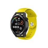 bbtech Huawei Watch GT 42mm/46mm, GT2 46mm, GT 2e, GT3 Pro 46mm, 4, 4 Pro, GT4 46mm, Ultimate Klasik Kordon;Sarı