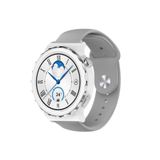 bbtech Huawei Watch Gt3 Pro 43mm Gt2 42mm Watch 2 Uyumlu Klasik Silikon Akıllı Saat Kordon 20mm Kayış;Gri