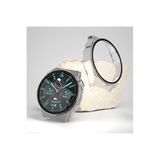 bbtech Huawei Watch GT3 Pro 46 MM ile Uyumlu Kadranlı 9H Temperli Cam Ekran ve Kasa Koruyucu Tam Koruma;Şeffaf