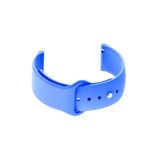 bbtech Huawei Watch GT4 41mm Uyumlu Esnek Renkli Universal 18mm Uyumlu Klasik Silikon Kordon;Bebek Mavi