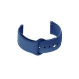 bbtech Huawei Watch GT4 41mm Uyumlu Esnek Renkli Universal 18mm Uyumlu Klasik Silikon Kordon;Lacivert