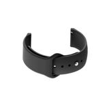 bbtech Huawei Watch GT4 41mm Uyumlu Esnek Renkli Universal 18mm Uyumlu Klasik Silikon Kordon;Siyah