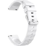bbtech Huawei Watch Gt4 41MM/GT5 41MM/GT5 Pro 42MM Uyumlu Dalga Desenli Silikon Kordon Universal 18MM Kayış - Beyaz
