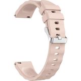 bbtech Huawei Watch Gt4 41MM/GT5 41MM/GT5 Pro 42MM Uyumlu Dalga Desenli Silikon Kordon Universal 18MM Kayış - Pembe