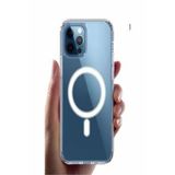 bbtech Iphone 11 Pro Max Uyumlu Magsafe Kablosuz Şarj Destekli Şeffaf Kılıf;Şeffaf