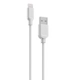 bbtech iPhone 14/13/12/11/X/8/7/6 Serileri ile Uyumlu USB to Lightning 3.0A 18W Hızlı Şarj ve Data Kablosu;Beyaz,AİRBGT-CU01