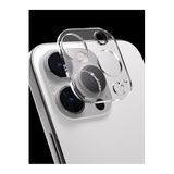 bbtech iPhone 15 Pro Max ile Uyumlu Kristal Netlik 9H Kırılma Karşıtı Cam Kamera Ünitesi ve Lens Koruyucu;Şeffaf
