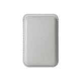bbtech iPhone 15 Serisi ile Uyumlu Magsafe Özellikli Deri Cüzdan;Beyaz