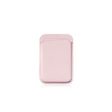 bbtech iPhone 15 Serisi ile Uyumlu Magsafe Özellikli Deri Cüzdan;Pembe