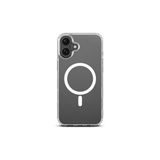 bbtech iPhone 16 Plus ile Uyumlu Kablosuz Şarj Magsafe Özellikli Şeffaf Silikon Kılıf;Şeffaf