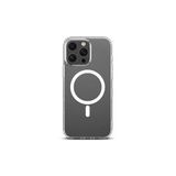 bbtech iPhone 16 Pro ile Uyumlu Kablosuz Şarj Magsafe Özellikli Şeffaf Silikon Kılıf;Şeffaf