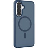 Bbtech Samsung Galaxy A27 5g ile Uyumlu Magsafe Özellikli Kamera Lens Korumalı Darbe Emici Mat Yapıda Leke Tutmayan Sert Tpu Şeffaf Kılıf - Lacivert