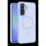 bbtech Samsung Galaxy A37 5g ile Uyumlu Magsafe Özellikli Kamera Lens Korumalı Darbe Emici Mat Yapıda Leke Tutmayan Sert Tpu Şeffaf Kılıf - Açık Mavi