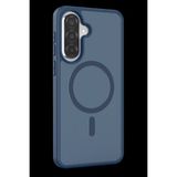 bbtech Samsung Galaxy A37 5g ile Uyumlu Magsafe Özellikli Kamera Lens Korumalı Darbe Emici Mat Yapıda Leke Tutmayan Sert Tpu Şeffaf Kılıf - Lacivert