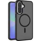 bbtech Samsung Galaxy A57 5g ile Uyumlu Magsafe Özellikli Kamera Lens Korumalı Darbe Emici Mat Yapıda Leke Tutmayan Sert Tpu Şeffaf Kılıf - Siyah