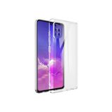 bbtech Samsung Galaxy A71 Tıpalı Kamera Korumalı Silikon Kılıf;Şeffaf