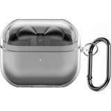 bbtech Samsung Galaxy Buds 3 / 3 Pro ile Uyumlu Silikon Kulaklık Kılıfı - Samsung FreeBuds 3 / 3 PRO - Şeffaf