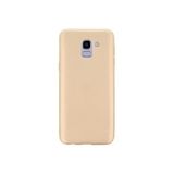 bbtech Samsung Galaxy J6 Yumuşak Premier Silikon Kılıf Gold;Gold