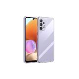 bbtech Samsung Galaxy M32 Ile Uyumlu Kamera Korumalı Şeffaf Tıpalı Silikon Kılıf;Şeffaf