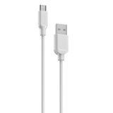 bbtech Samsung-Huawei-Xiaomi Tüm Android Telefonlar 18W 3.0A USB-A to Micro USB Hızlı Şarj ve Data Kablosu;Beyaz