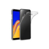bbtech Samsung J6 Plus Şeffaf Tıpalı Kamera Korumalı Lüx Silikon Kılıf;Şeffaf