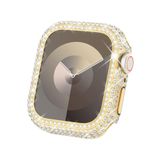 bbtech Watch 9/8/7 Seri 45mm Uyumlu Komple Taşlı Şık Parlak Kasa Ekran Koruyucu;Gold
