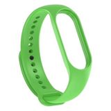 bbtech Xiaomi Mi Band 7 ile Birebir Tam Uyumlu Esnek Değiştirilebilir Renkli Silikon Akıllı Bileklik Kordon;Açık Yeşil